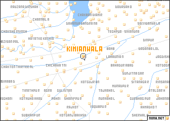 map of Kīmiānwāla