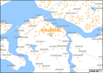 map of Kimjak-kol