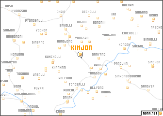 map of Kimjŏn