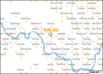 map of Kim Liêu