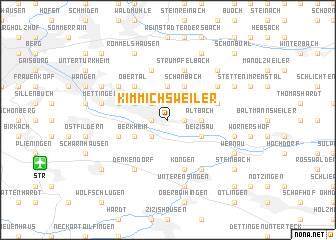 map of Kimmichsweiler