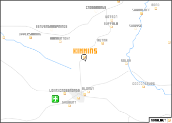 map of Kimmins