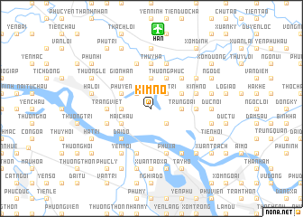 map of Kim Nỗ