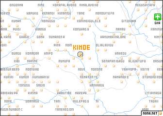 map of Kimoe