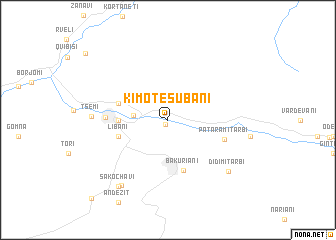 map of Kimotesubani