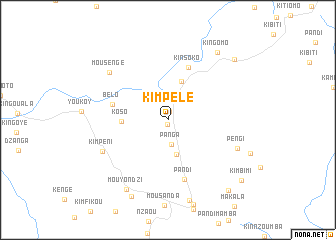 map of Kimpélé