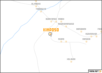 map of Kimposo