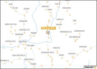 map of Kimpouo