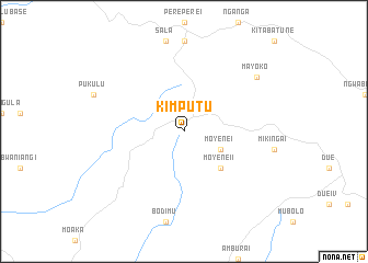 map of Kimputu