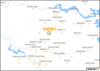map of Kimsey