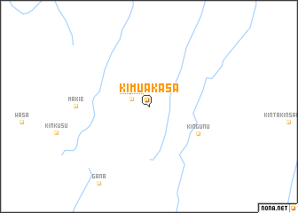 map of Kimuakasa