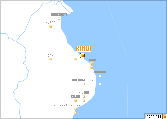 map of Kimui