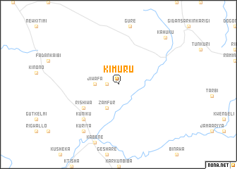 map of Kimuru