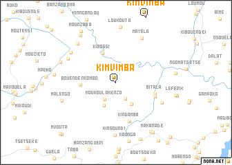 map of Kimvimba