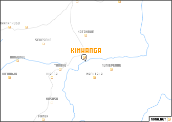 map of Kimwanga