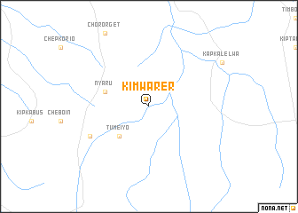map of Kimwarer