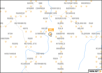 map of Kim