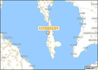 map of Kinabogan