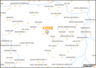 map of Kīnāb