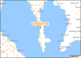 map of Kinagatan