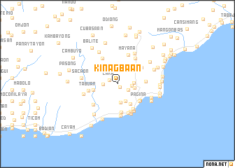 map of Kinagbaan