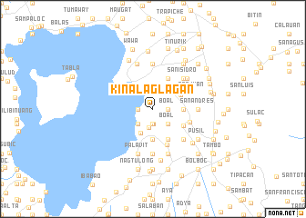 map of Kinalaglagan