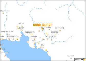 map of Kinalagñan