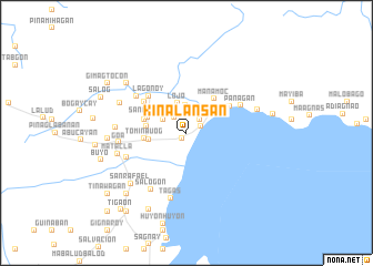 map of Kinalansan