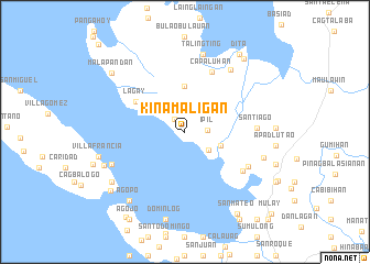 map of Kinamaligan