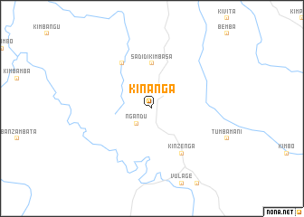 map of Kinanga