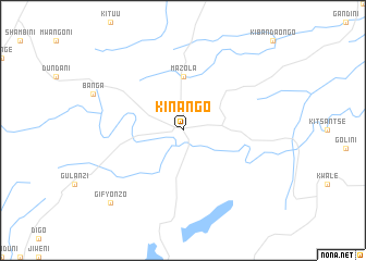 map of Kinango