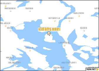 map of Kinansaari