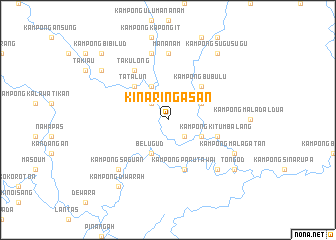 map of Kinaringasan