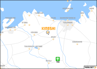 map of Kinashi