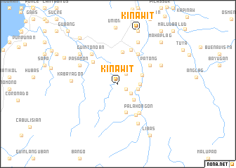 map of Kinawit