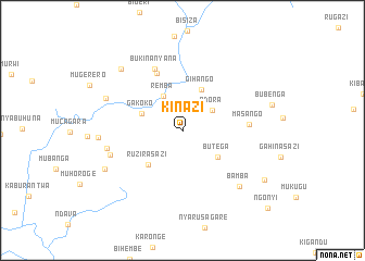 map of Kinazi