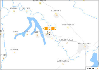 map of Kincaid