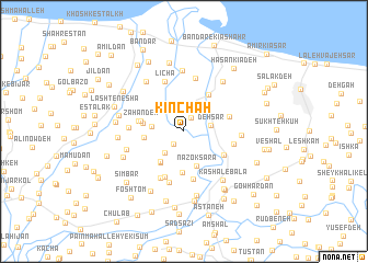map of Kīnchāh