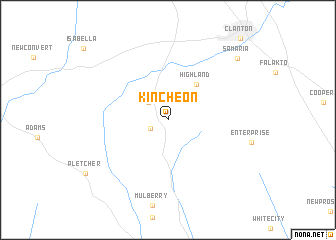 map of Kincheon