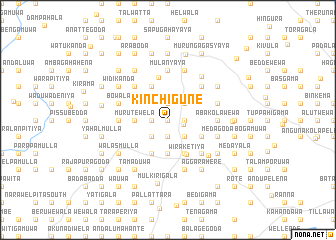 map of Kinchigune