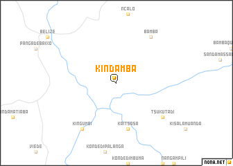 map of Kindamba