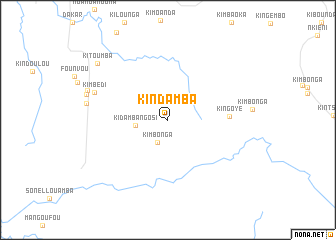 map of Kindamba