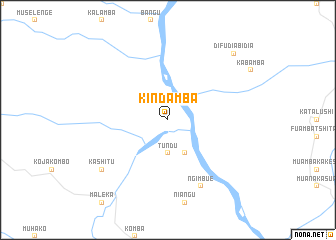 map of Kindamba