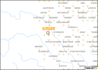 map of Kindan