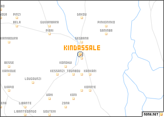 map of Kindassalé