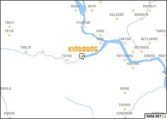 map of Kindaung