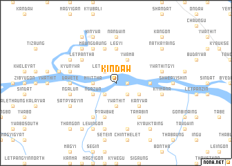 map of Kindaw