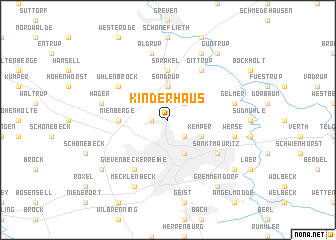 map of Kinderhaus