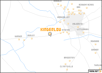 map of Kinderlou