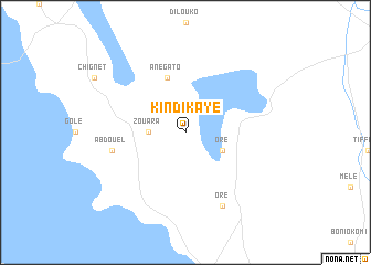 map of Kindi-Kaye